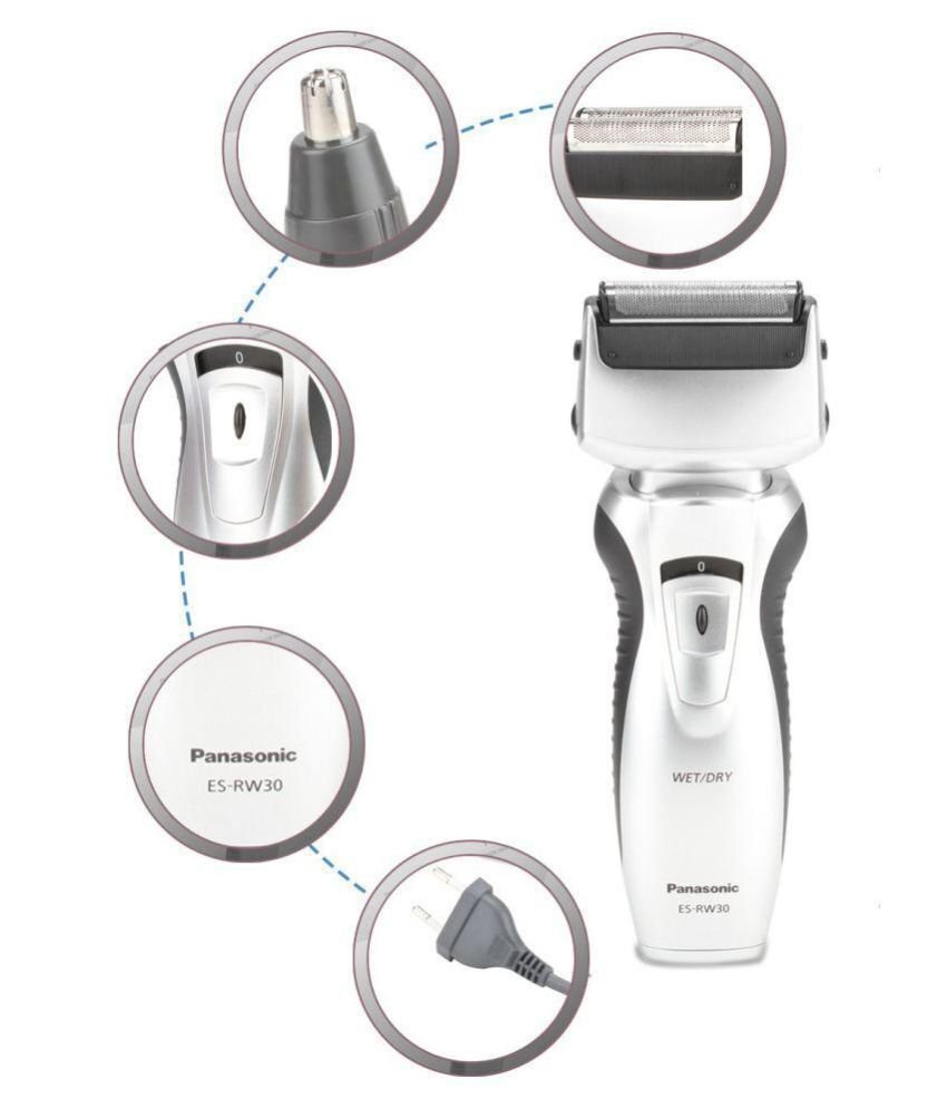 樂聲  Panasonic   ES-RW30CM‧充電鬚刨及鼻毛修剪器套裝‧香港行貨,原廠1年保養‧
