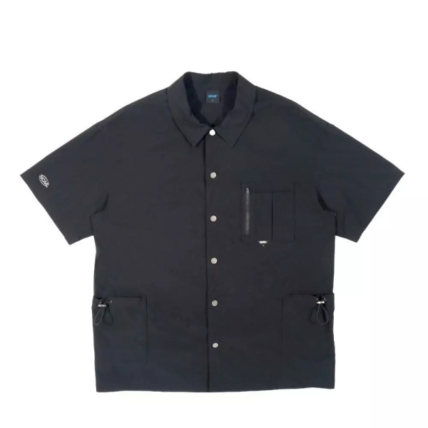 NCAA 襯衫 黑色 卡其 微落肩 工裝襯衫 中性 7525147220 7525147232