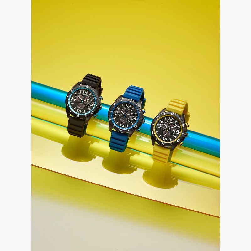 Citizen 星辰 Eco-Drive Brycen 45mm 100m WR solar chronograph watch for men AT2587-02E , AT2585-08E , AT2586-05E 太陽能計時碼錶男士手錶