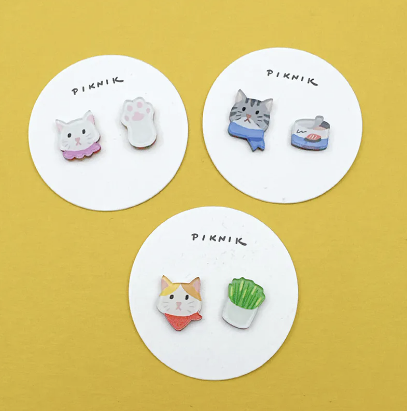 日日野餐｜貓咪系列二代 別針 - 8款可選