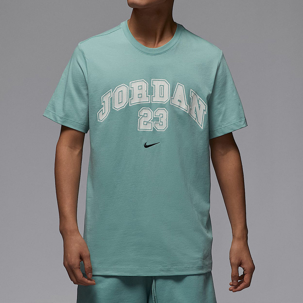 NIKE 短T J MVP WM SS CREW 綠色 LOGO 休閒 短袖 男 IB7525-309