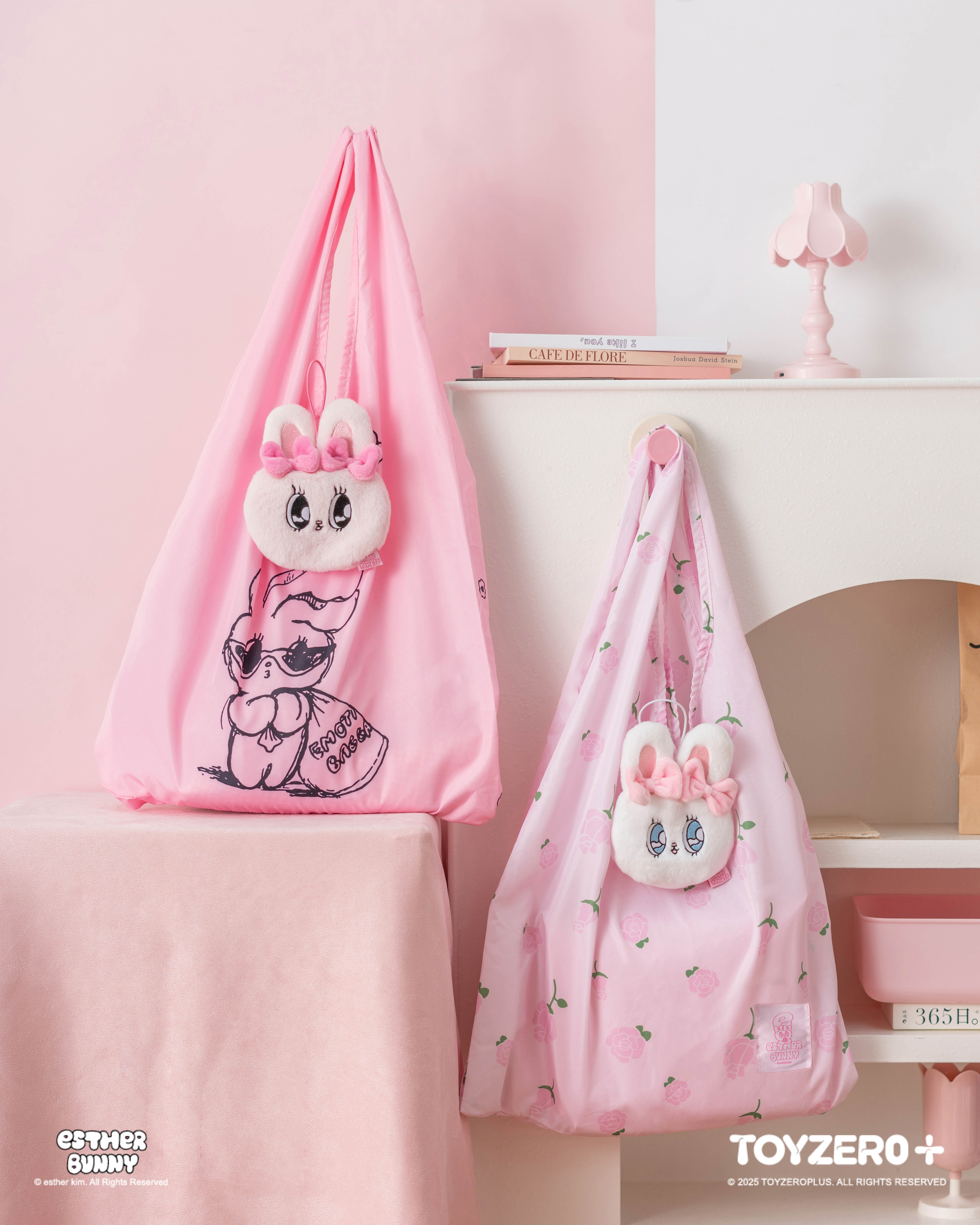 Esther Bunny艾絲樂小兔 - 環保袋 (Ribbon Bunny / Cream Bunny)