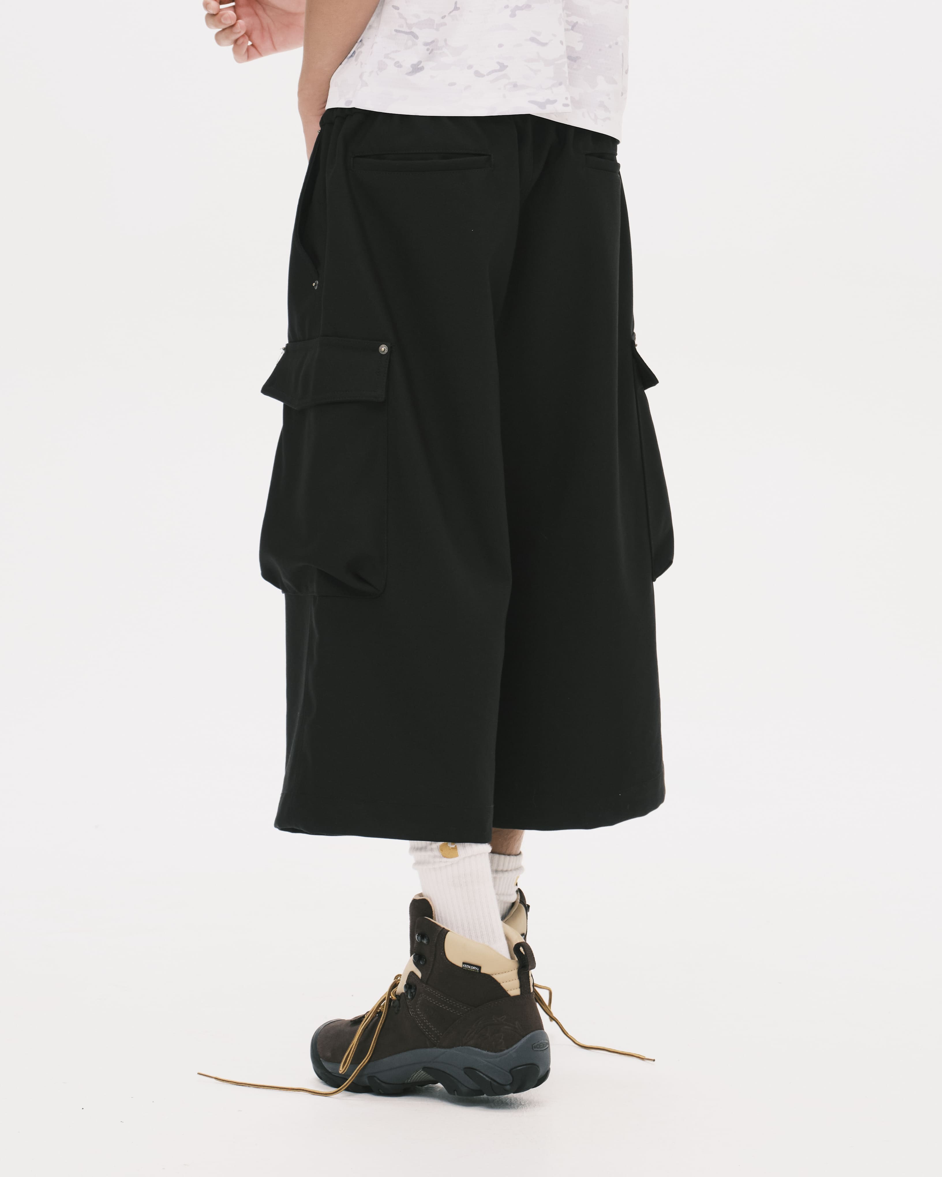 Nul1.org｜Biofrost Mix Wool Shorts "Black"