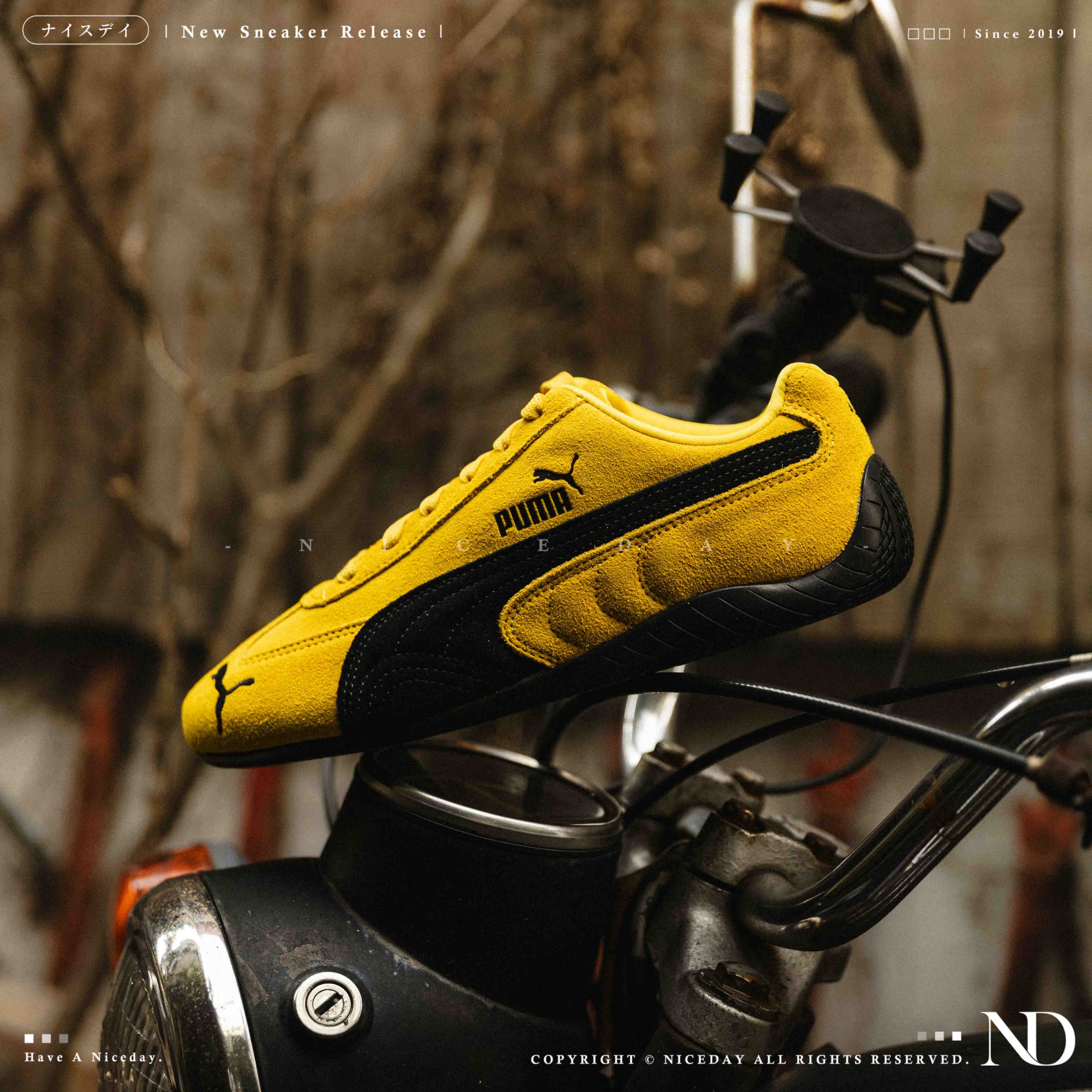 NICEDAY 現貨 Puma Speedcat OG 賽車鞋 黃黑 麂皮 黃 黑 李小龍 黃色 復古 薄底 398846-19