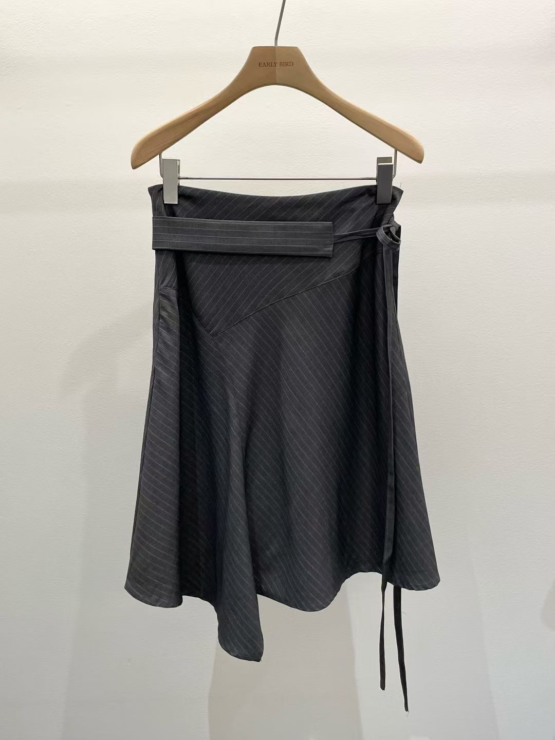 OB5024 高腰設計感腰帶Aline短傘裙 *特價* (優惠碼同充值購物金不適用)