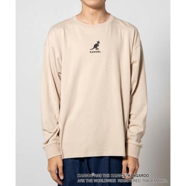 【現貨】日本 KANGOL 奶茶色 薄款長袖 男女同款