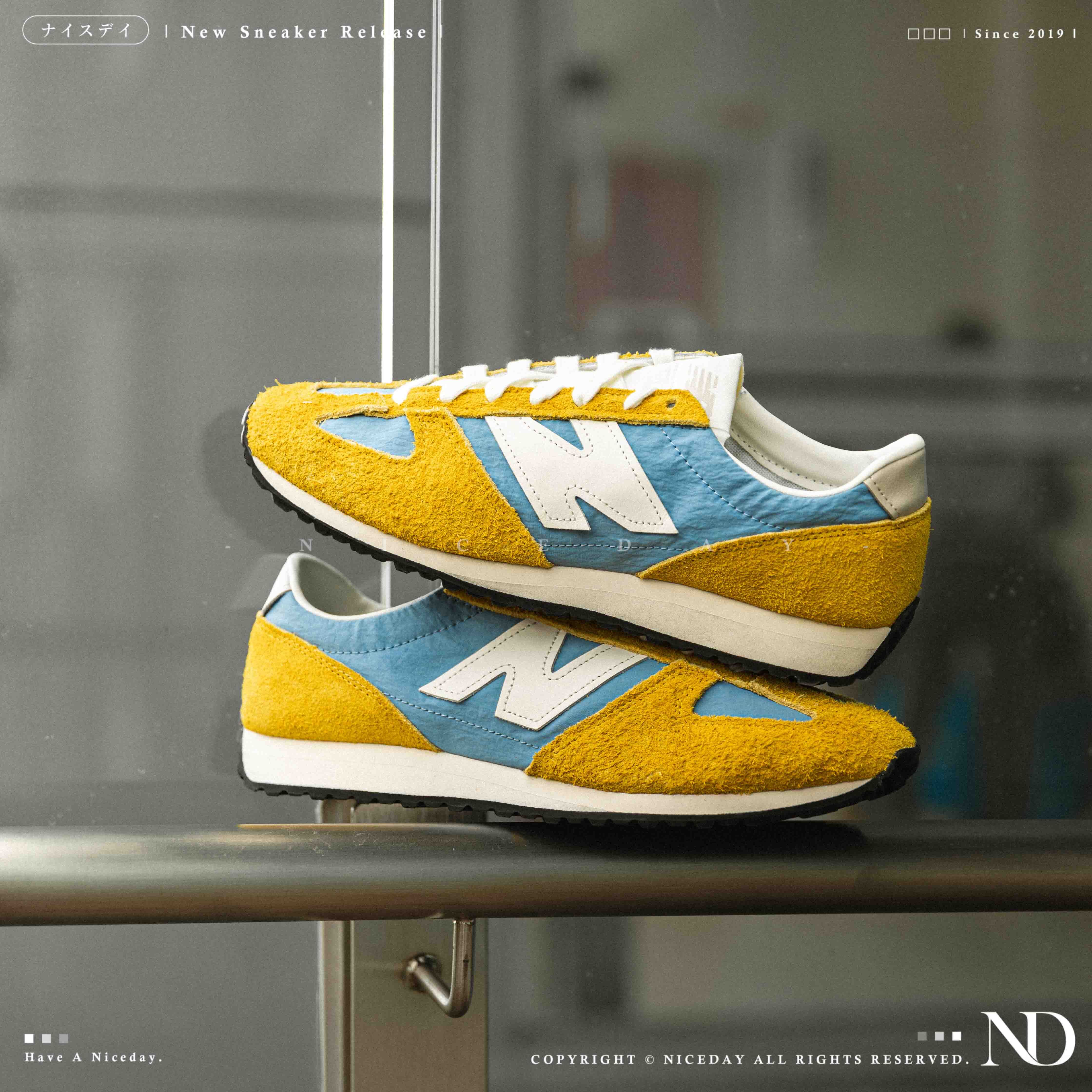 NICEDAY 現貨 New Balance 471 藍黃 藍 黃 復古 薄底 檸檬 休閒 男女鞋 U471VBC