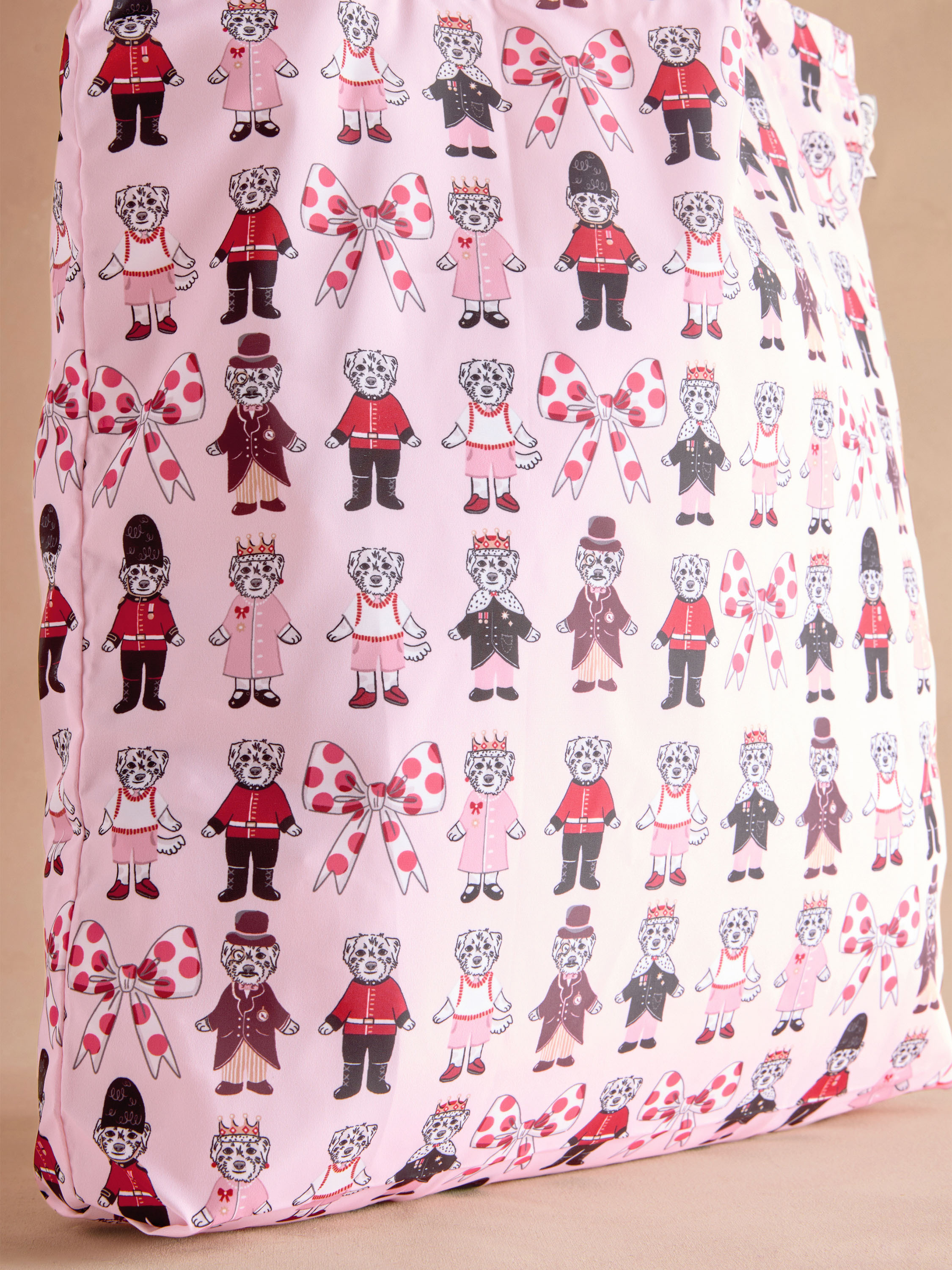 London Dogs 釘釦式口袋折疊購物袋