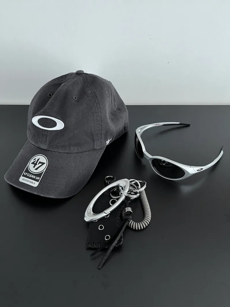 <許光漢同款> 現貨 Oakley x 47brand 經典橢圓 刺繡 水洗 棒球帽 老帽 FOS901220/FOS901220RAL