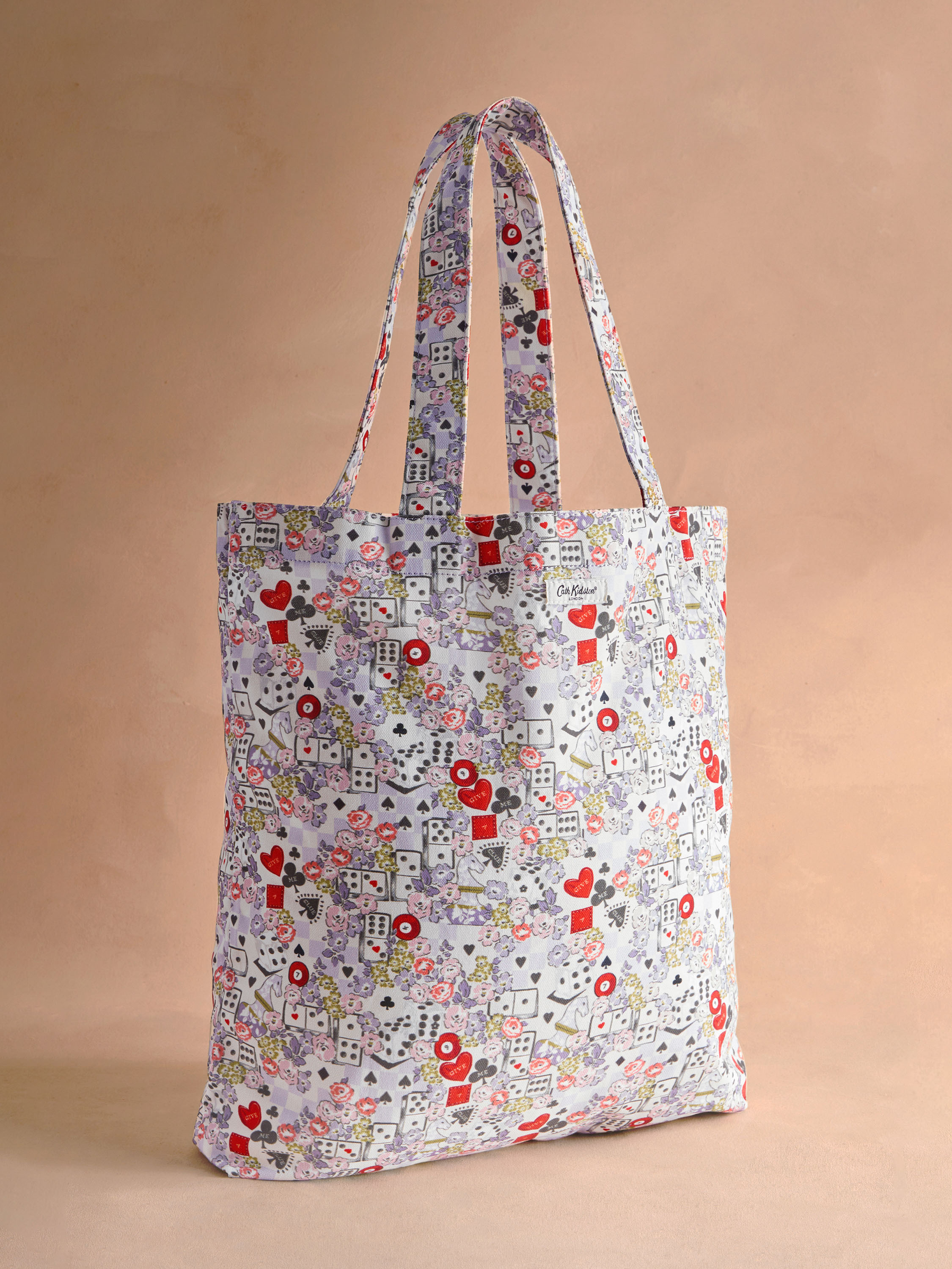 Lady Luck 純棉印花帆布托特包