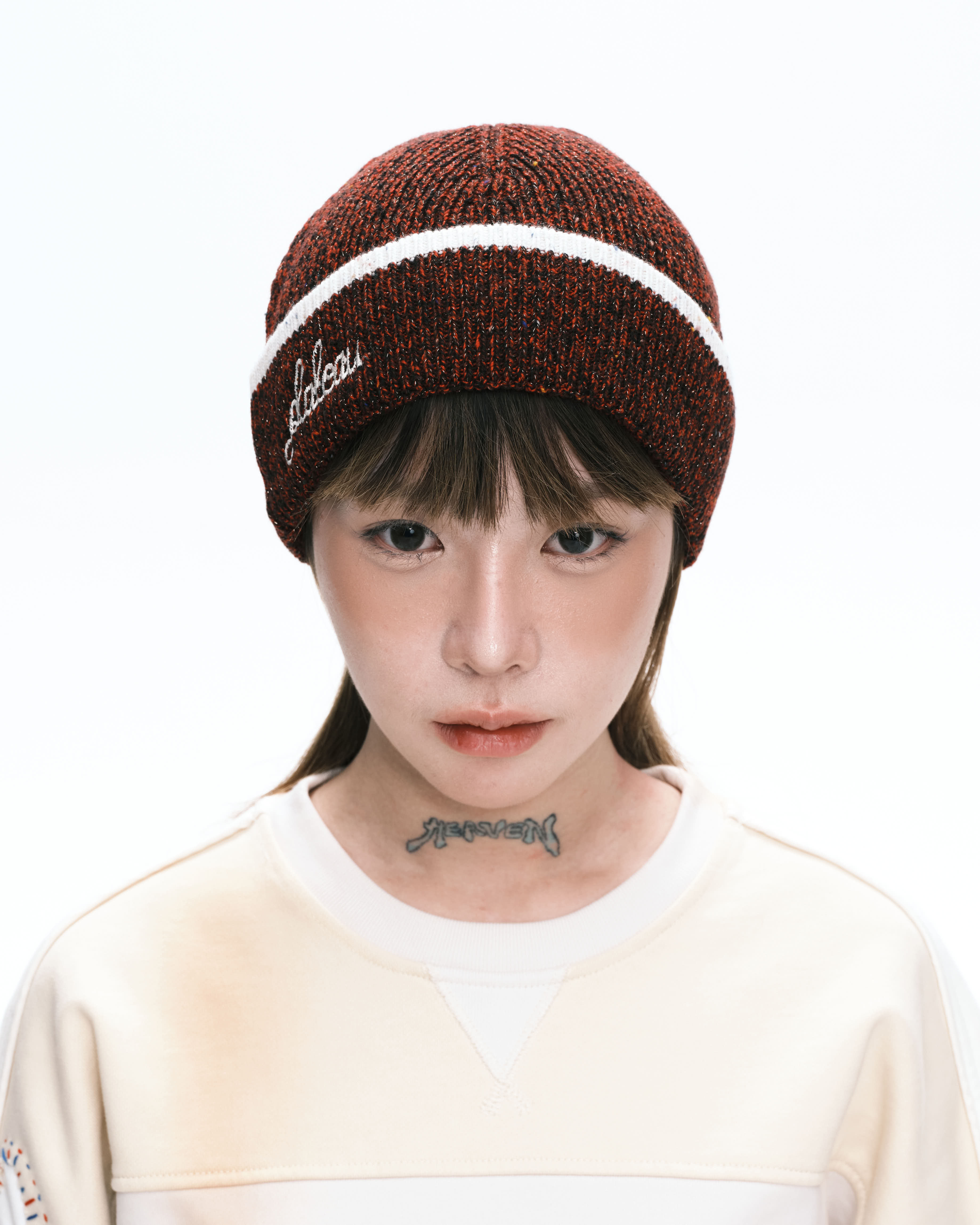 PLATEAU STUDIO｜Shiny beanie (Burgundy)