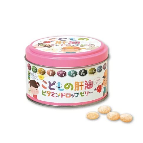 日本🇯🇵 兒童魚肝油軟糖草莓風味60粒