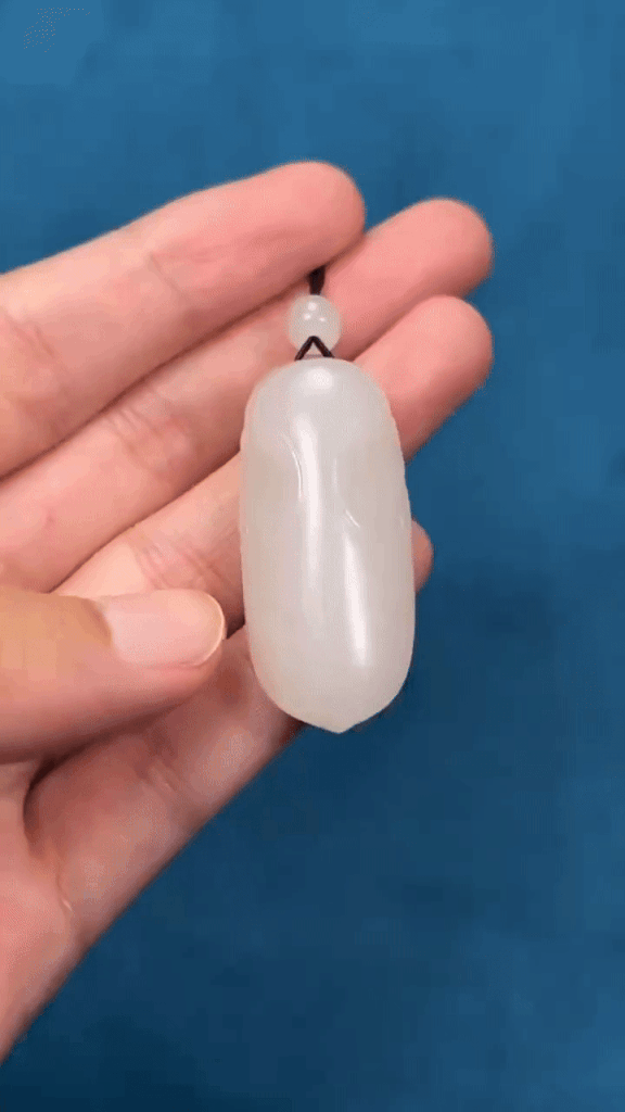 92234 和田玉籽料平安無事牌