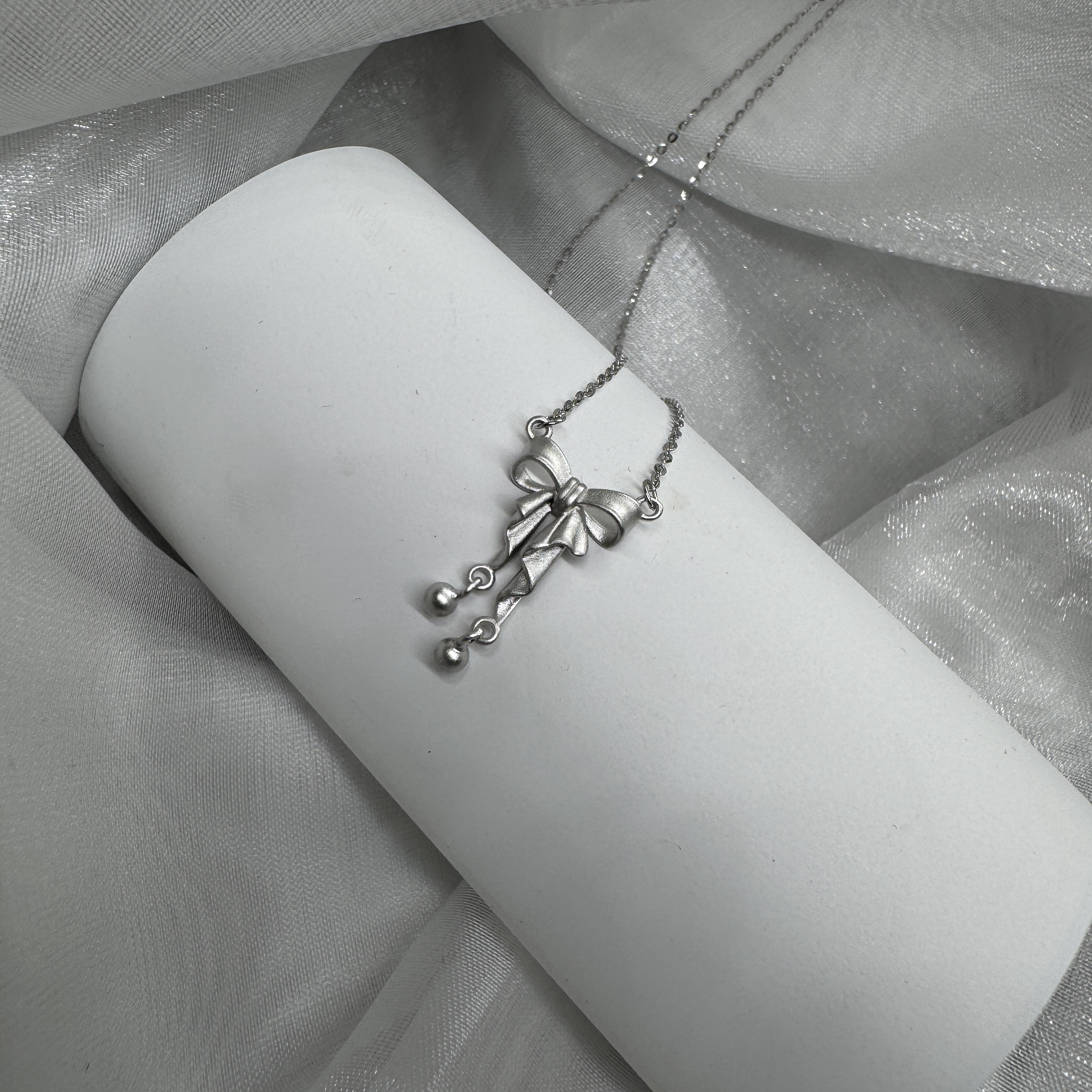 流光緞結－純銀項鍊