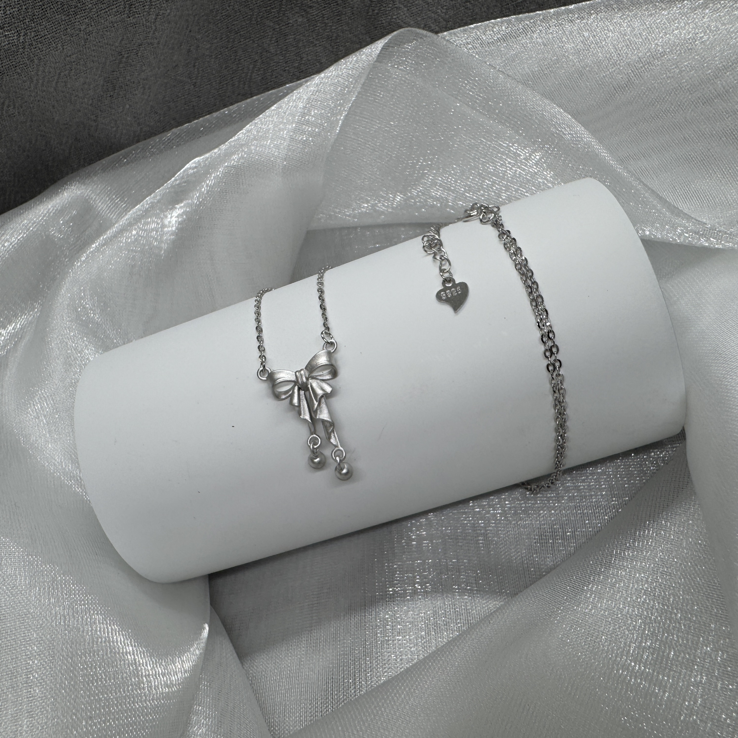 流光緞結－純銀項鍊