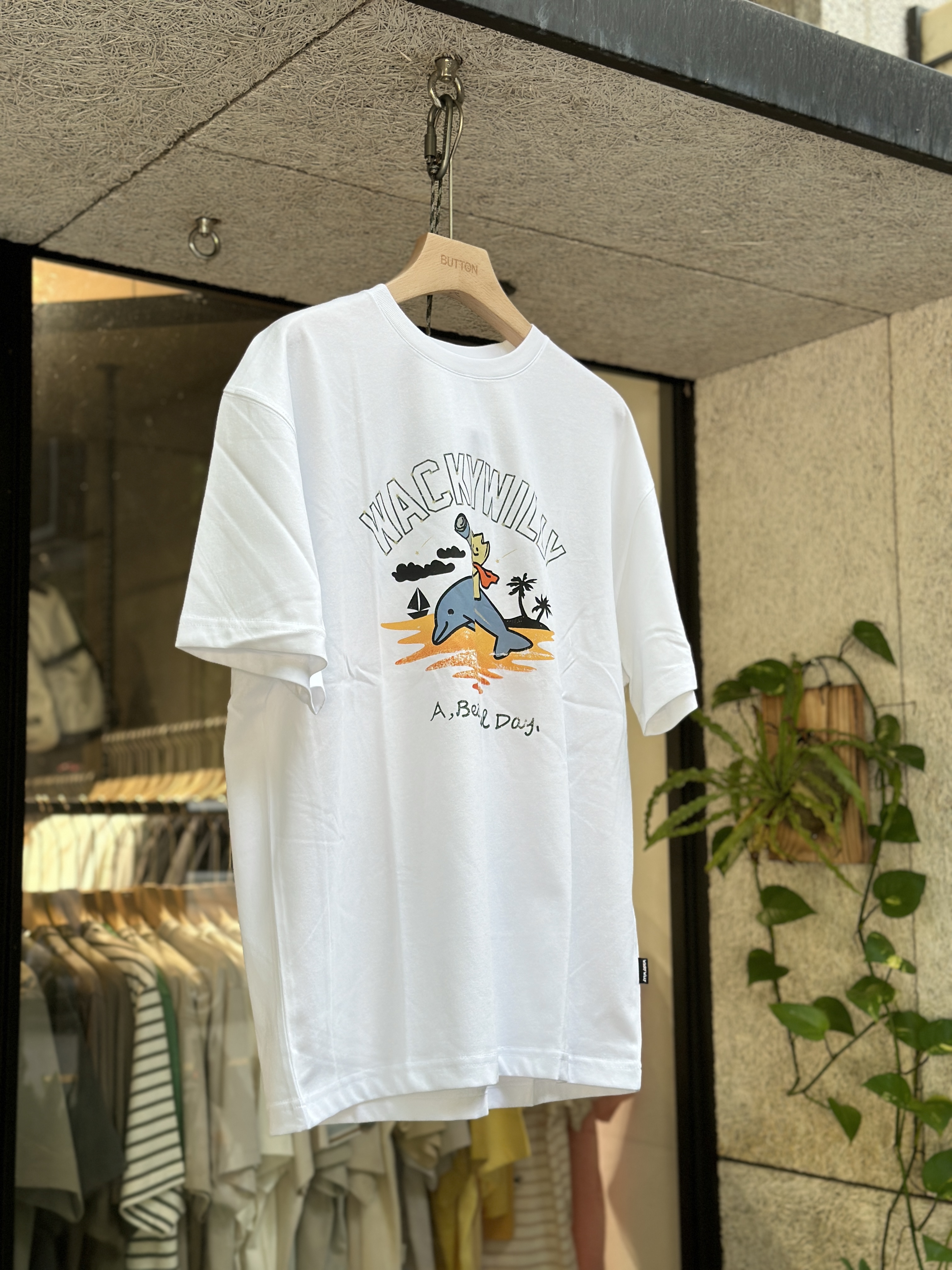 【現貨】Wacky Willy 海上觀星火柴人 短tee WA2503ST22