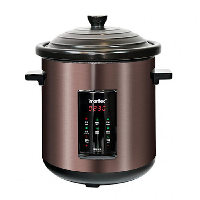 伊瑪 Imarflex  ISC-2108‧黑瓷多功能電子燉煲‧8L‧香港行貨,原廠2年保養‧