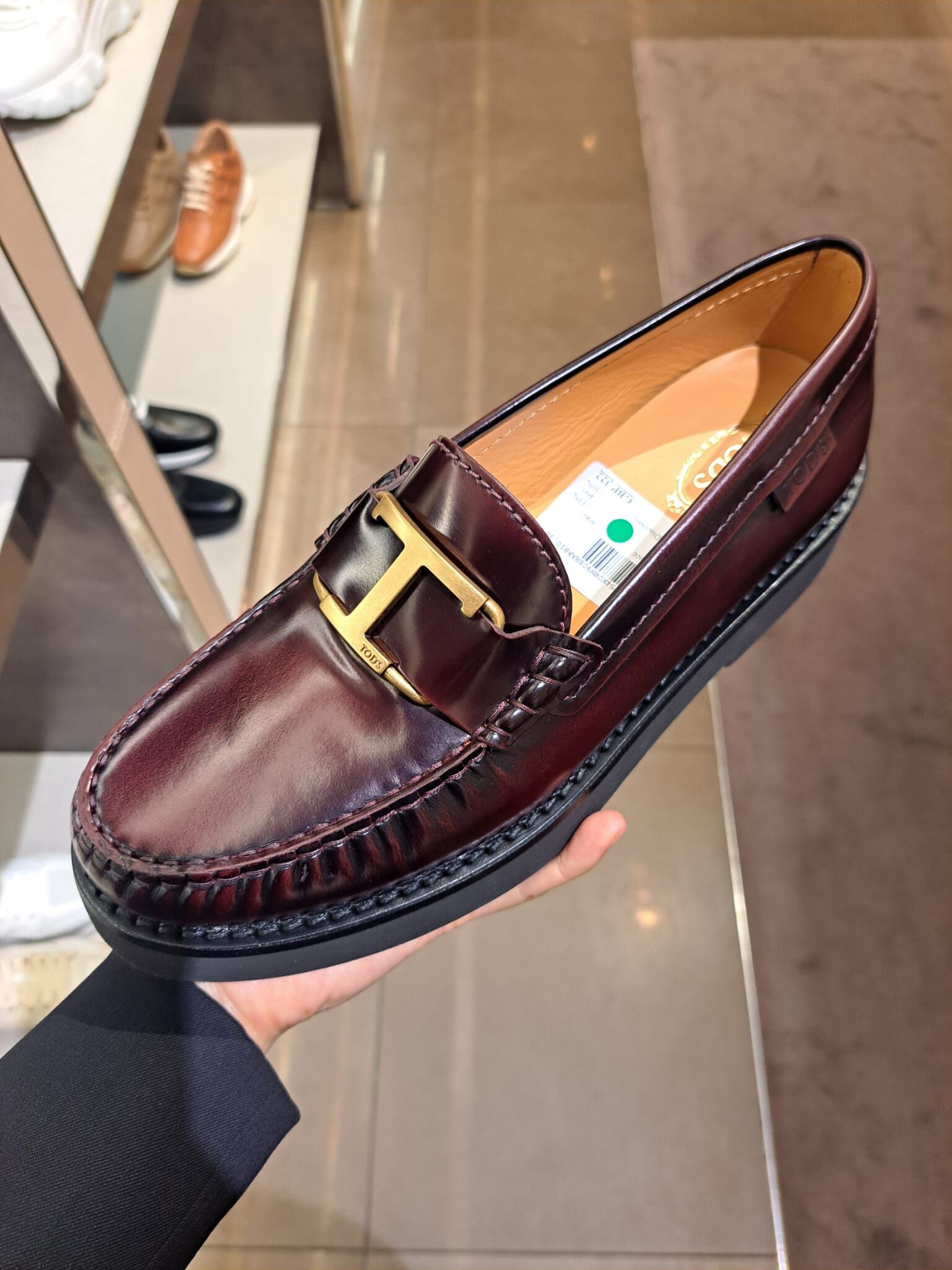 Tod's Leather Loafers chesnut brown XXW54