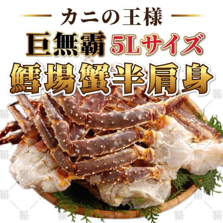 日本原裝直送－世界名蟹之一鱈場蟹半肩身