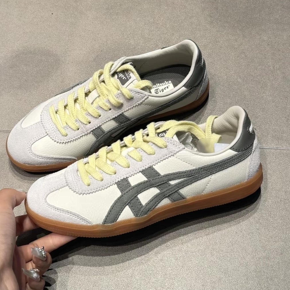 ONITSUKA TIGER TOKUTEN 橄欖綠 米黃 焦糖底 麂皮 復古 德訓鞋 鬼塚虎 1183C086-101