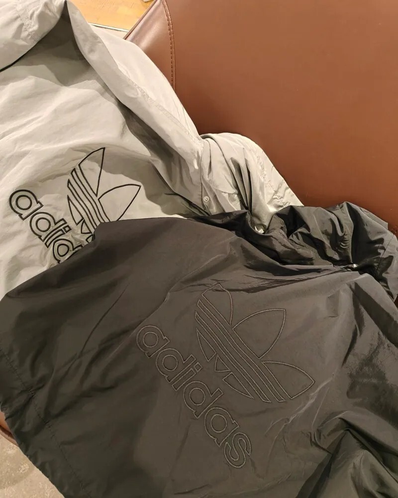 ADIDAS ORIGINALS 三葉草 立領 梭織 尼龍 連帽 外套 JD2583 JD2584