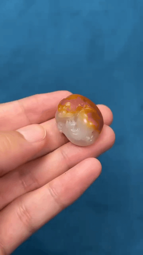 92236 和田玉籽料貔貅