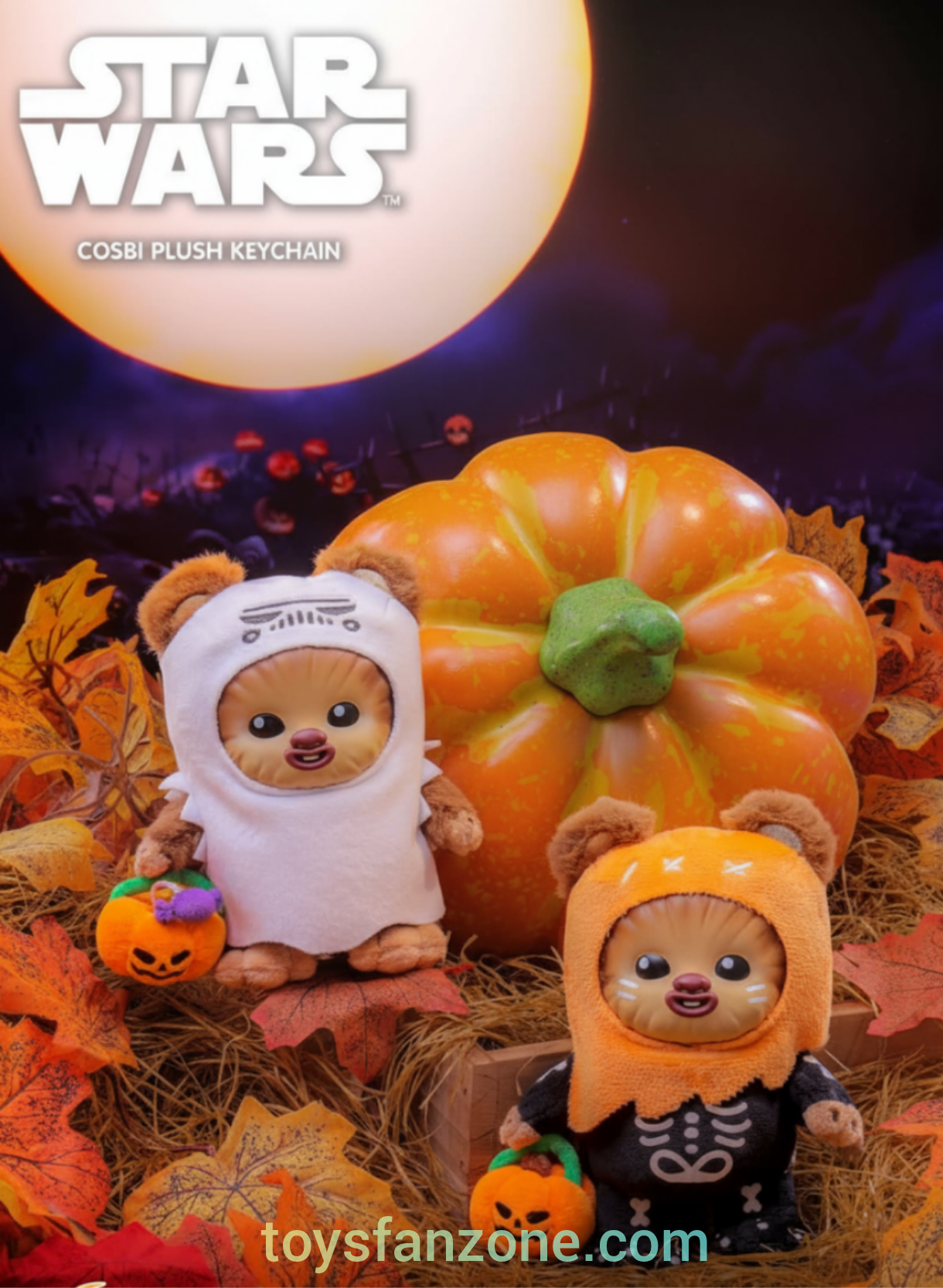［限定］Ewoks Star Wars Cosbi Plush Keychain Hot Toys Cosbi Ewoks Zephee Plush Keychain Star Wars