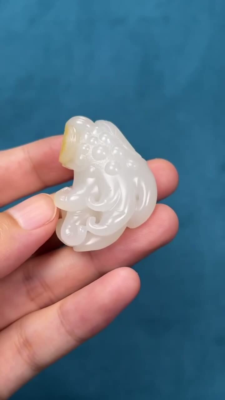 92237 和田玉籽料福壽