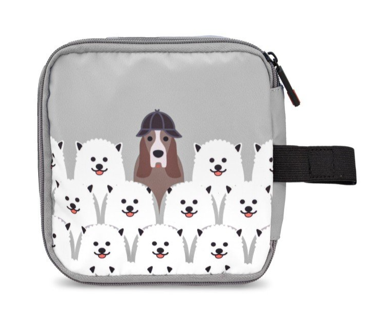 巴塞隆娜 動物朋友系列三文治袋，拉鍊及卷起收藏