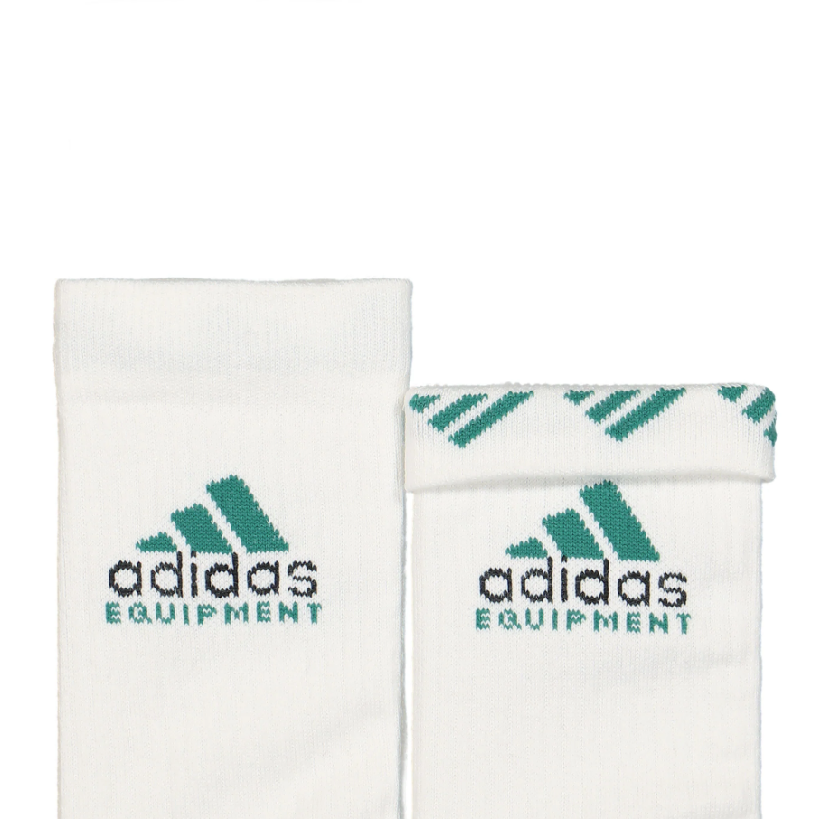 【 adidas EQT SOCKS 1PP 運動長襪 - 白 】