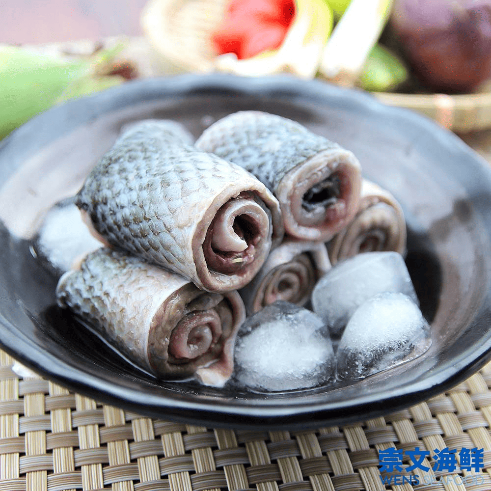 【崇文海鮮】虱目魚皮300g/盒