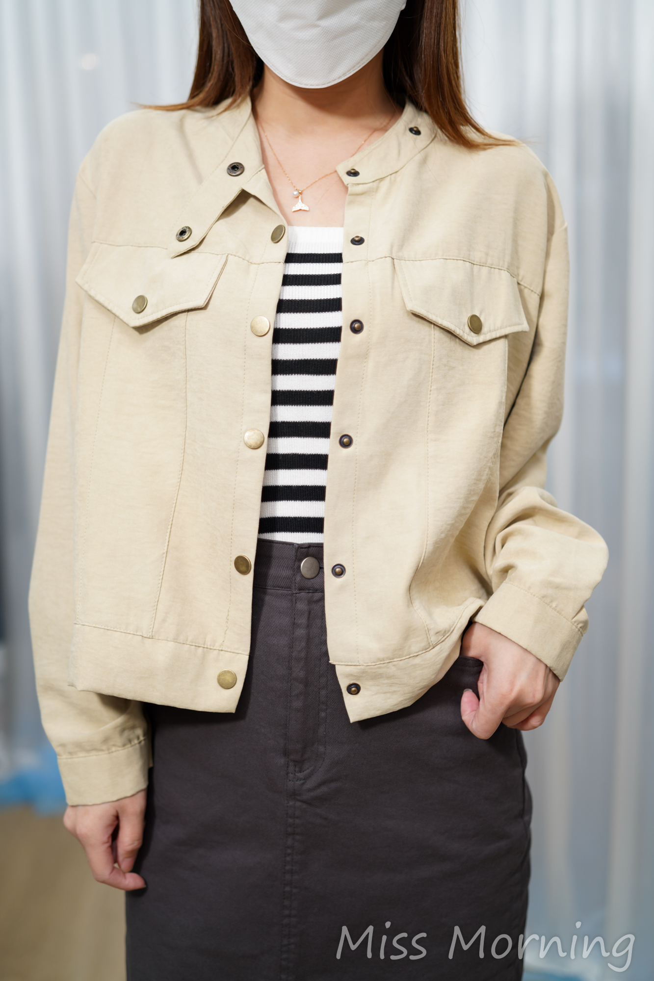 簡約外套有款一套兩件(14779)