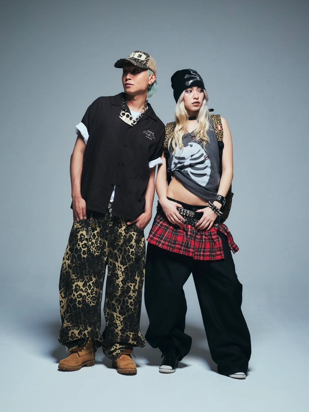 9090 King Logo Assort Ballon Buggy Pants