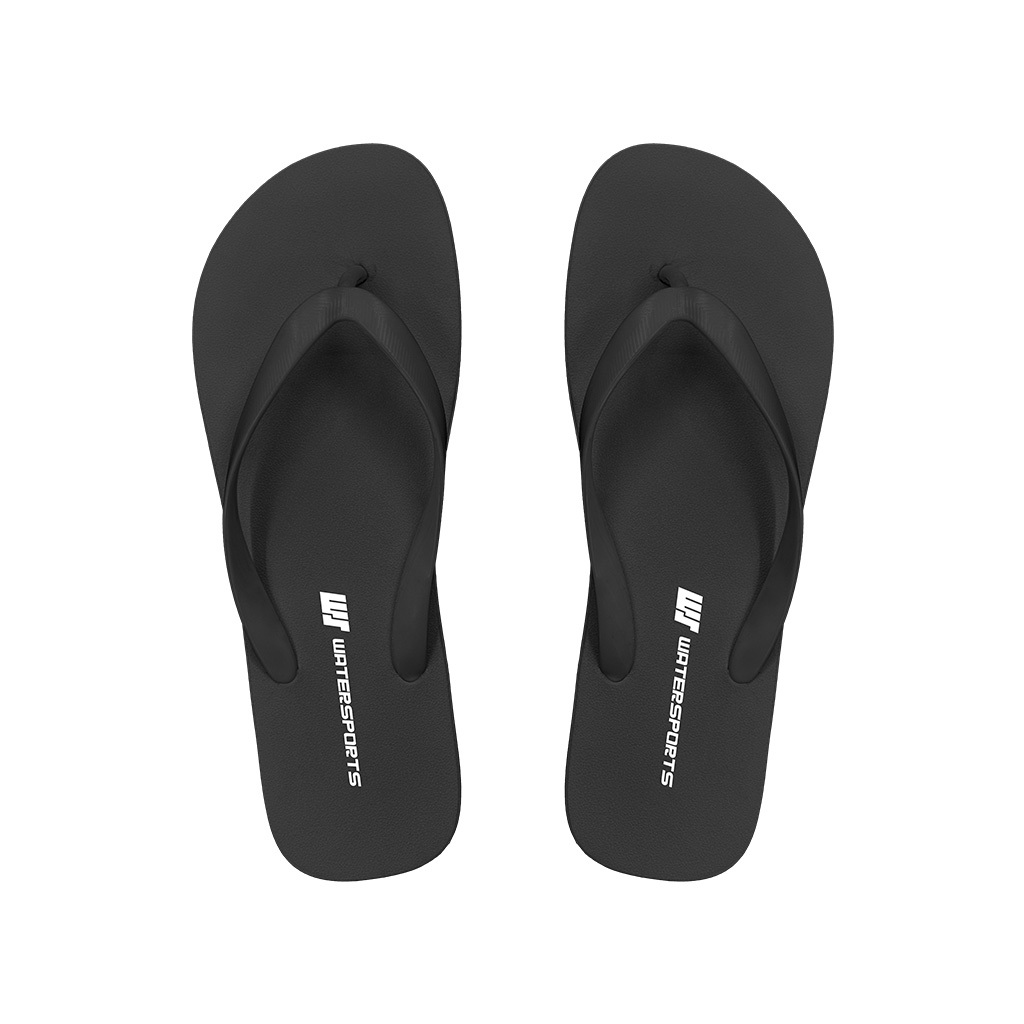 中性防滑泳池拖鞋 - 黑