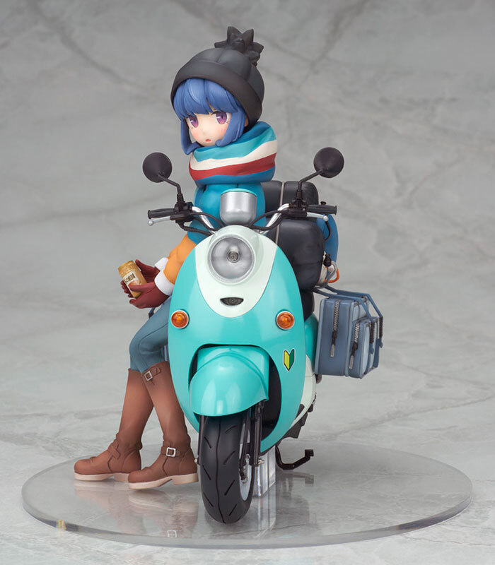 Apr Alter Yuru Camp Rin Shima with Scooter 1/10 Complete Figure Pre-order