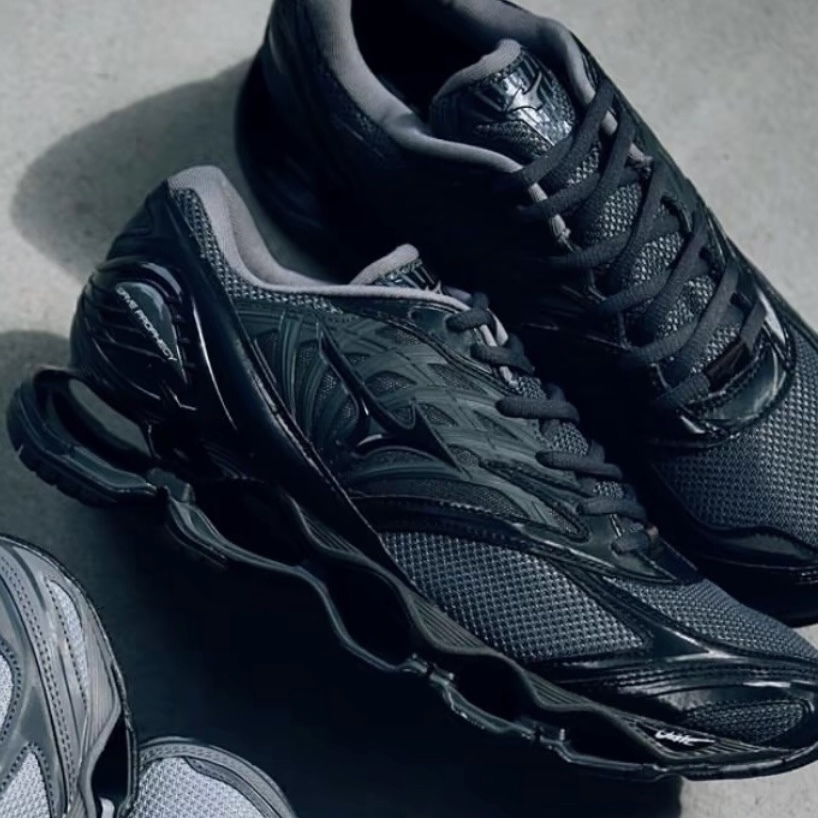 MIZUNO WAVE PROPHECY LS 黑棕 全黑 休閒 慢跑鞋 男鞋 D1GA333705
