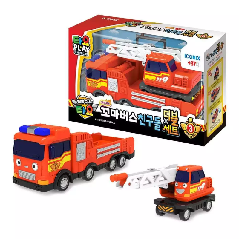 《 小巴士 TAYO 》  消防車2件組