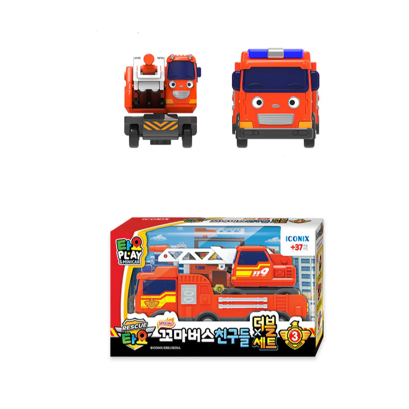 《 小巴士 TAYO 》  消防車2件組