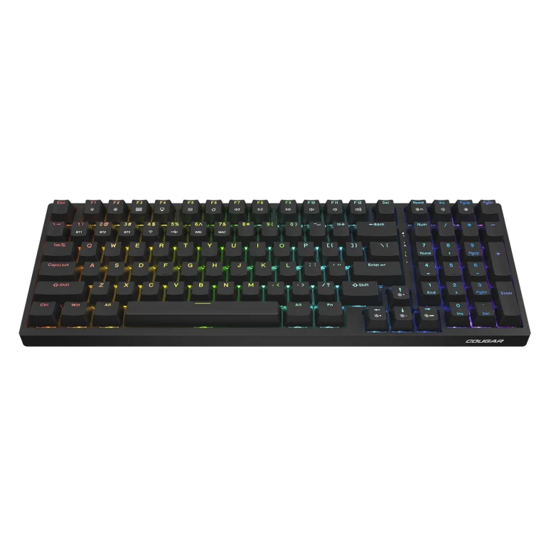 Cougar 美洲獅 Ultimus Pro 98% 無線三模機械式鍵盤中文 黑色 白色