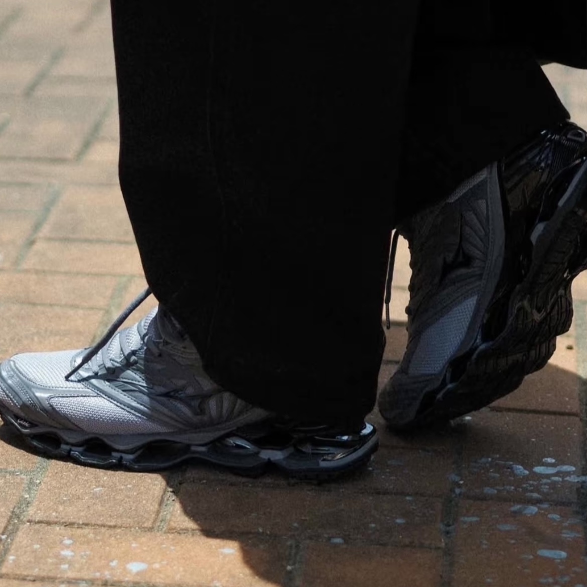 MIZUNO WAVE PROPHECY LS 炭灰 深灰 慢跑鞋 休閒 舒適 D1GA333704