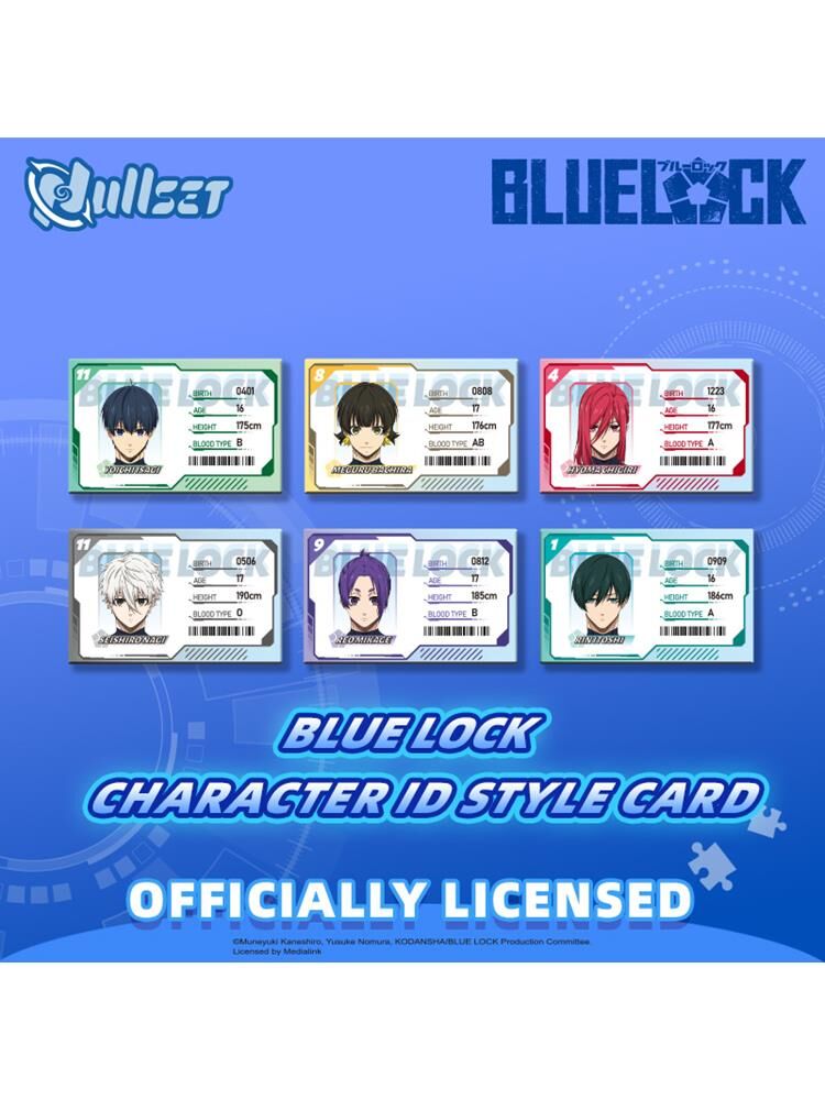 藍色監獄 壓克力球員卡