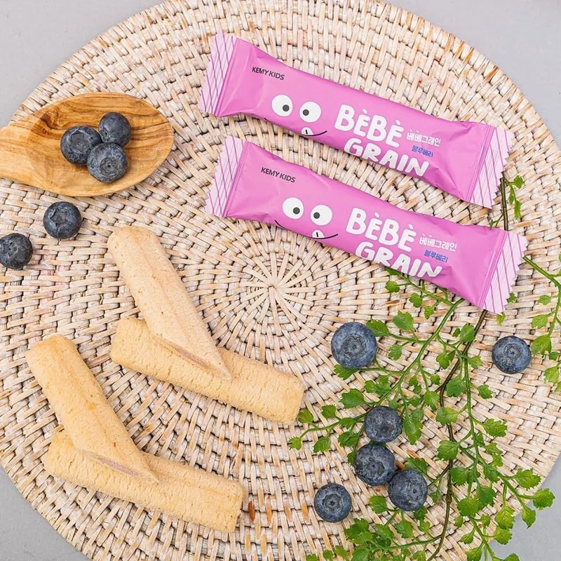 【KEMY KIDS】貪吃凱米穀物小捲心 藍莓(40g)