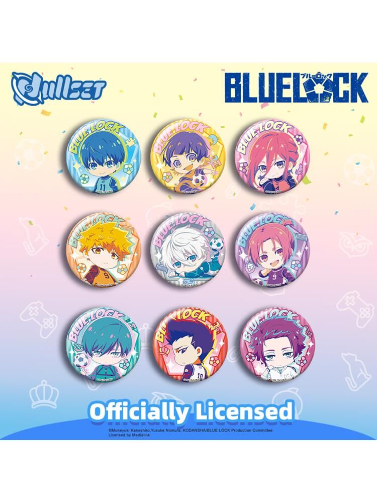 藍色監獄 Q版水彩徽章 盲抽