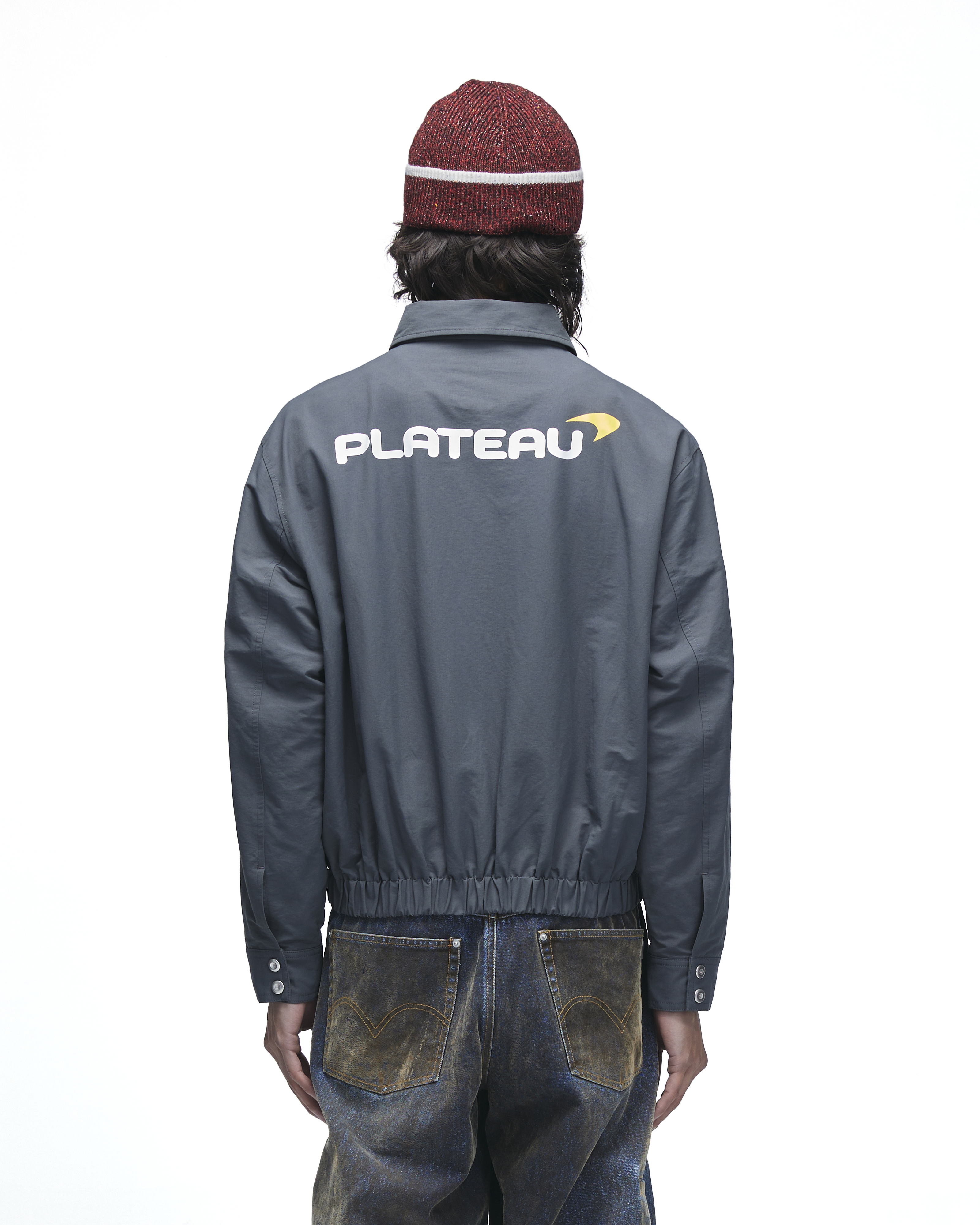 PLATEAU STUDIO｜Logo worker jacket (Dark grey)