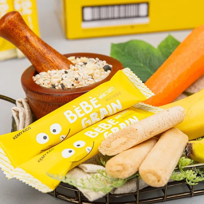 【KEMY KIDS】貪吃凱米穀物小捲心 香蕉紅蘿蔔(40g)