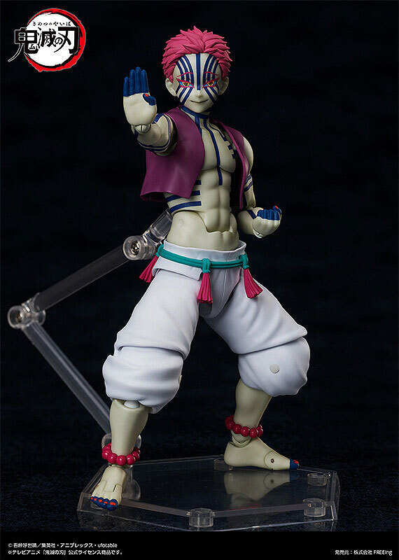 預訂5月  FREEing 鬼滅之刃 無限列車篇 上弦之參 猗窩座   figma Demon Slayer: Kimetsu no Yaiba Akaza Pre-order
