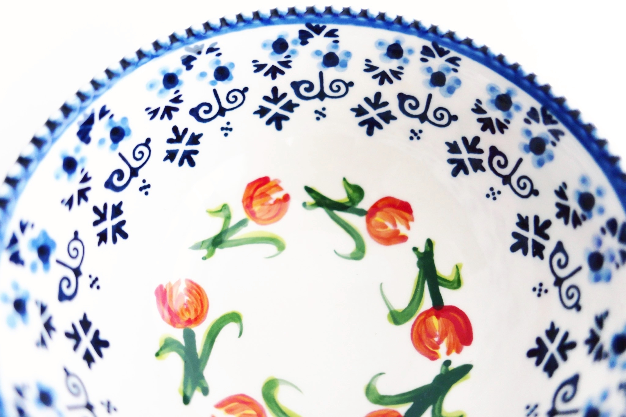 HEINEN DELFTS BLAUW｜Bowl Oranje Tulp - 300ml