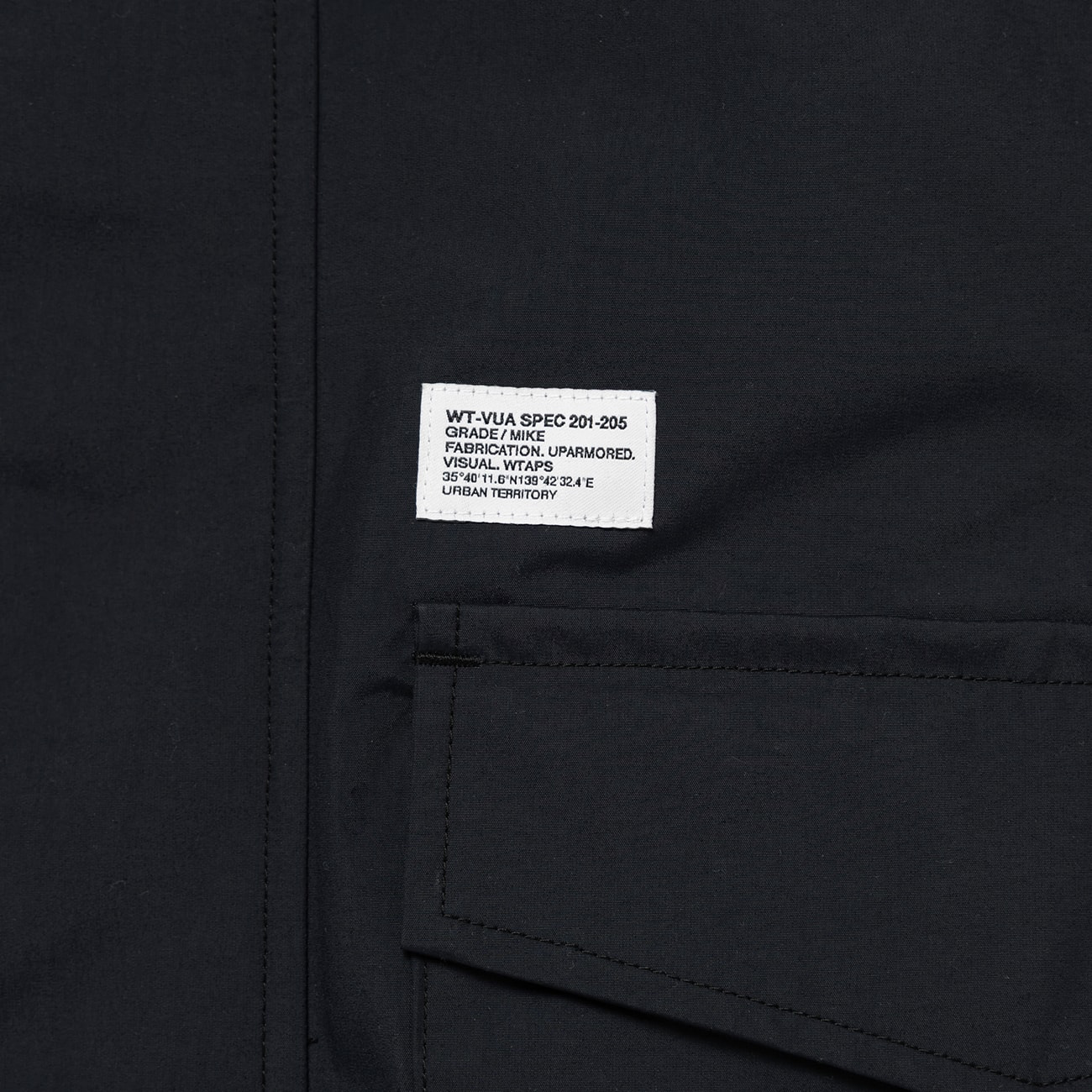 WTAPS WFS / JACKET / NYLON. TAFFETA. PERTEX® 252CWDT-JK