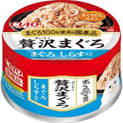 CIAO Luxury Canned Tuna + Whitebait．60g #CC-89