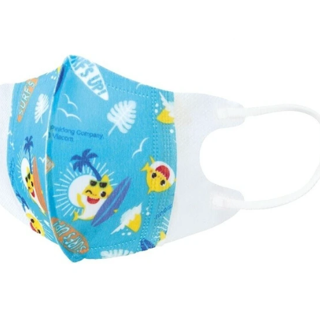 Skater Baby Shark 3D立體幼童口罩7片 (2-3歲)